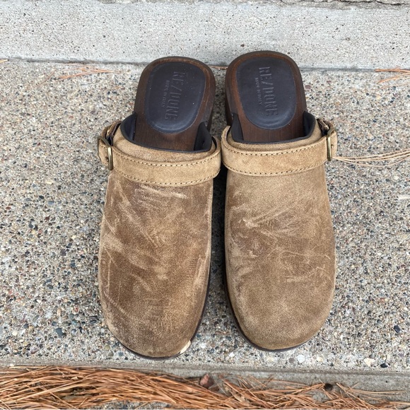 Re/Done Suede Clogs Size EU 38 - Picture 2 of 10